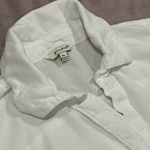White Button Down Blouse
